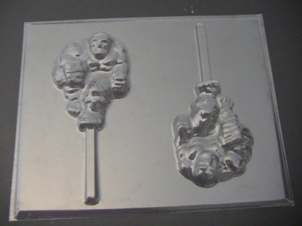 375sp Hunky Man Full Body Chocolate or Hard Candy Lollipop Mold